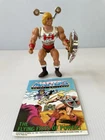 MOTU Vintage Flying Fists HE-MAN Masters of the Universe Complete with Book Clip