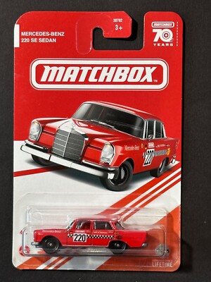 MATCHBOX TARGET EXCLUSIVE RED EDITION MERCEDES BENZ 220 SE SEDAN -RARE