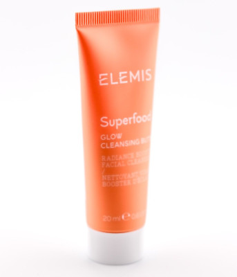   Elemis Superfood Glow Cleansing Butter Radiance Facial Cleanser 20ml | NEW
