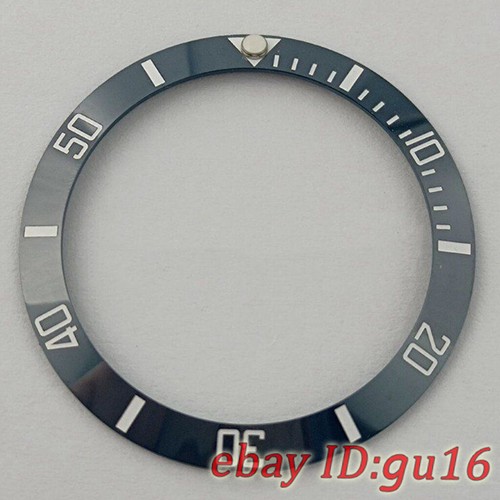 38mm negro blanco azul verde oro bisel inserto de cerámica ajuste reloj automático 40mm - Imagen 123 de 139