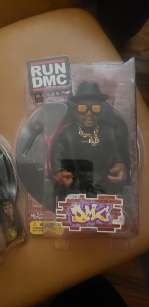 RUN DMC Jam Master Jay Figures Complete 3-Piece Set 2002 RUN DMC Jam Master Jay Figures Complete 3-Piece Set 2002