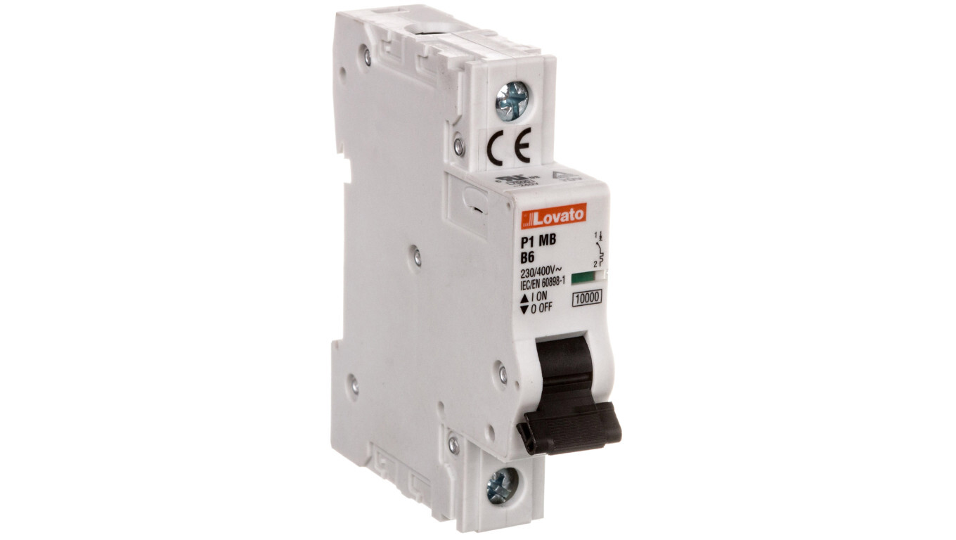 Circuit breaker 1P B 6A 10kA P1MB1PB06 /T2UK