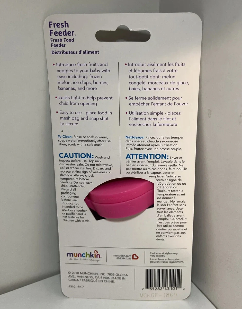 Munchkin fresh food feeder 2025 dishwasher safe