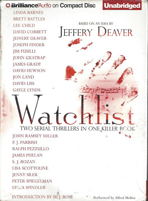 Audiobook CD WATCHLIST Jeffery Deaver (2010, Unabridged edition)