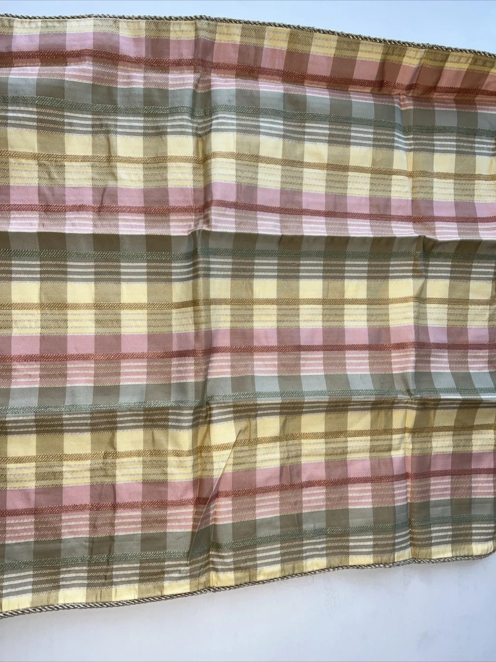 1 Funda de Almohada Croscill Sham Pavilion Cuadros Oro Salvia Euro 27 x 27 Lujo Nuevo de Lote Antiguo Foto 4 de 4