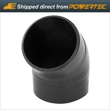 POWERTEC 2-1/2" 45 Degree Elbow Hose Coupler Pipe ABS Conncector (70182)