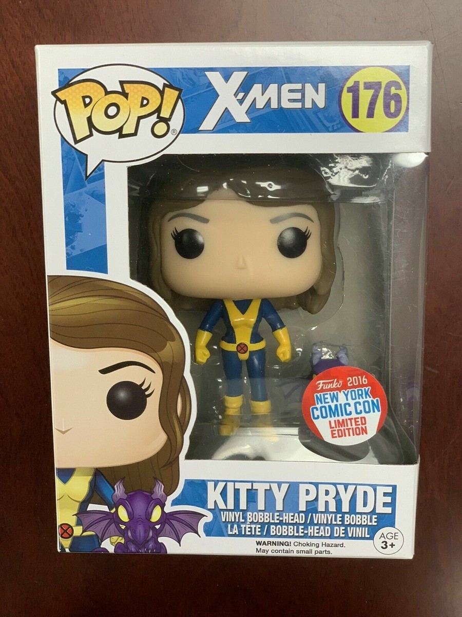 Funko Pop! Marvel #176 X-Men Kitty Pryde & Lockheed 2016 NYCC