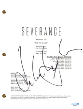Dichen Lachman "Severance" Signed Autograph Full 'The We We Are' TV Script ACOA