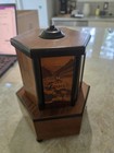Februholz No 5974/NI Vintage Wooden Hexagonal Musical Cigarette Carousel Working — photo 2