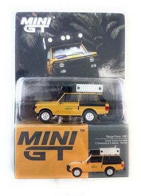 MINI GT Range Rover 1981 Camel Trophy Sumatra C.Swoboda & K.Ment. Winner 1144-3F