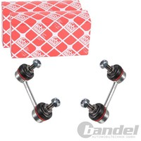 2X febi bilstein Koppelstangen Hinten Beidseitig Passend FÜR BMW X3 Links+Rechts