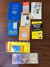 Various Japanese Learning Books and Maps