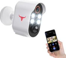 Wireless Security Camera For Home Outdoor Security, Battery Powered 1080P HD NEW