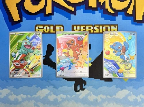 Pokemon TCG: First Partners Starters - Charmander, Squirtle, & Bulbasaur!