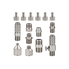 15X Professional Airbrush Adapter Set Including Quick Disconnect Connectors
