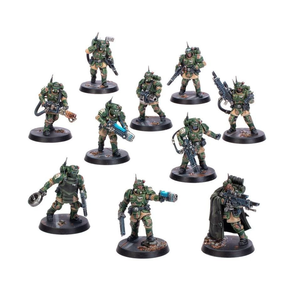 GAMES WORKSHOP [SINLGES] Kasrkin Kill Team - Single Miniatures - Astra Militarum Warhammer 40K