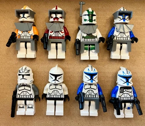 Lego Star Wars clone troopers Minifigure Lot, (!READ DESCRIPTION!)