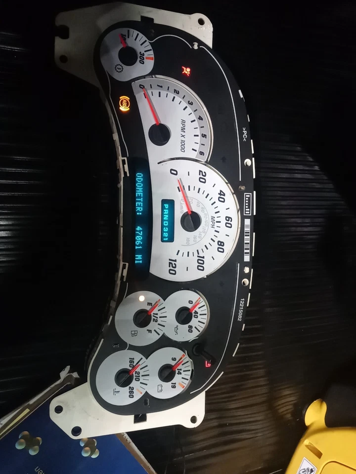 Falta cubierta de lente Hummer H2 MPH instrumento velocímetro grupo DSWF 15179500 Foto 3 de 4