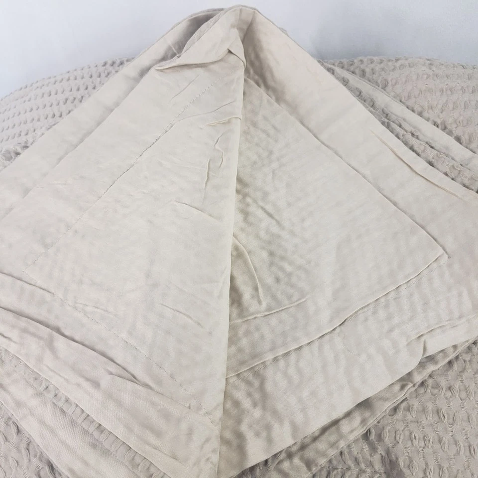 Levtex Home Full/Queen Comforter Set Cloud Waffle Textured 3 pc Taupe - Image 4 of 4