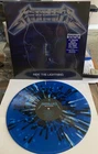 Metallica - Ride The Lightning 40th anniv blue w/black & white splatter vinyl LP