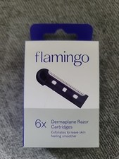 Flamingo Dermaplane Razor Refill Cartridges - 6 ct New