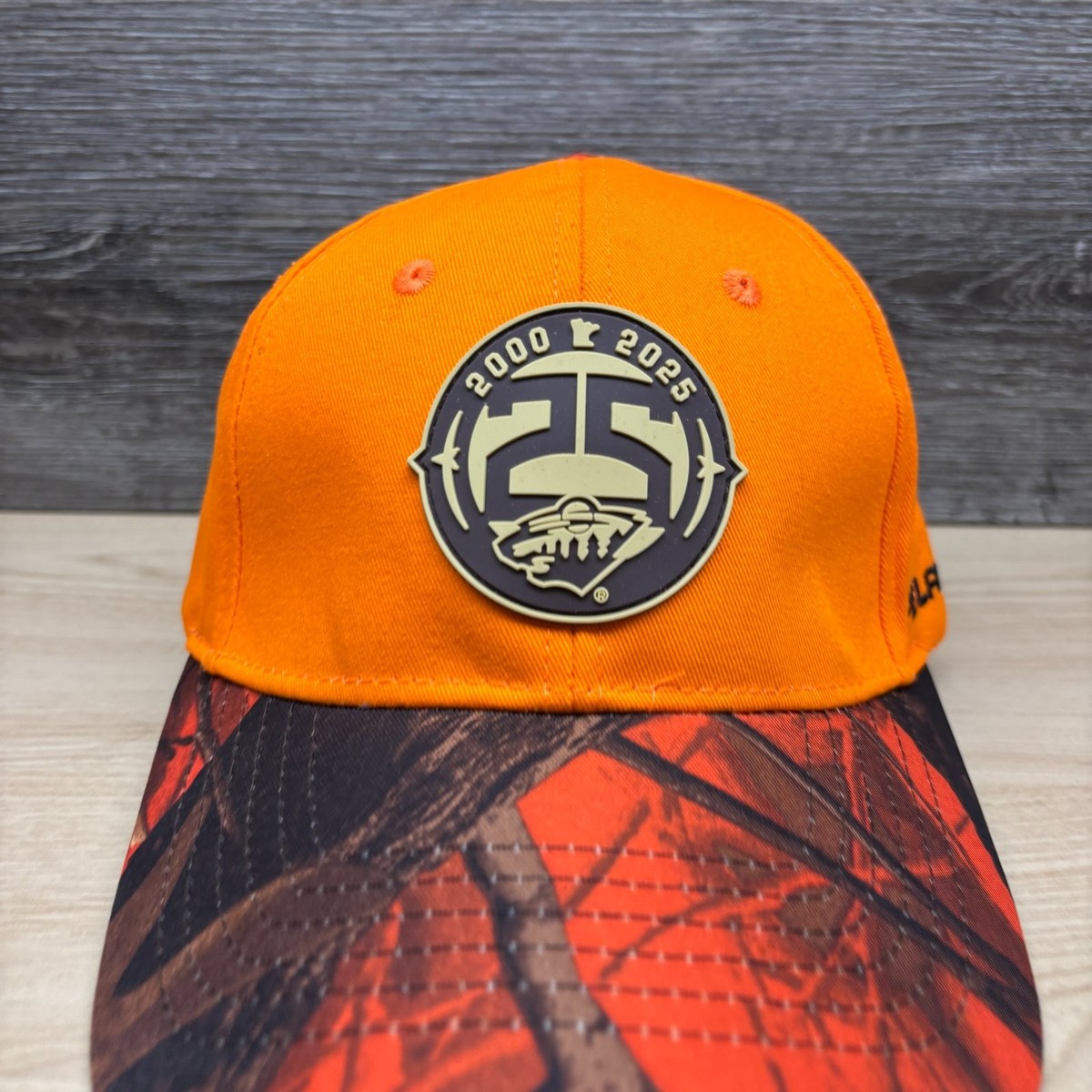 Minnesota Wild Hat Strap Back Orange 25th Anniversary NHL Polaris