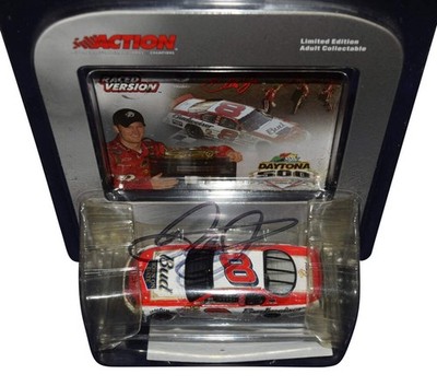 【特別仕様】DAYTONA 500 Dale Earnhardt Jr. AUTOGRAPHED 2004 Dale Earnhardt Jr. #8 Budweiser Born on Date