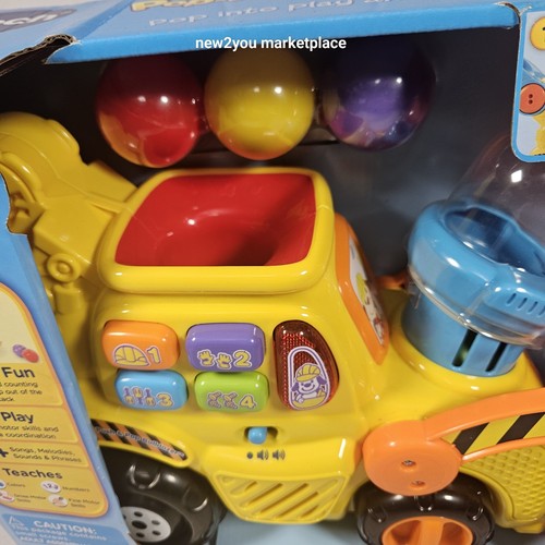 Vetch Pop A Balls Push And Pop Bulldozer 12-36 Monate Lernspielzeug - Bild 10 von 10