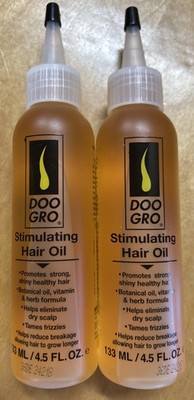 Doo Gro Mega Thick Hair Oil Promote Healthy Shiny Hair 4.5fl.oz (135ml) Lot of 2