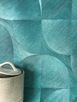 Newroom Vliestapete Blau Chevron Geometrisch Modern 3D-Optik Wohnzimmer Edel