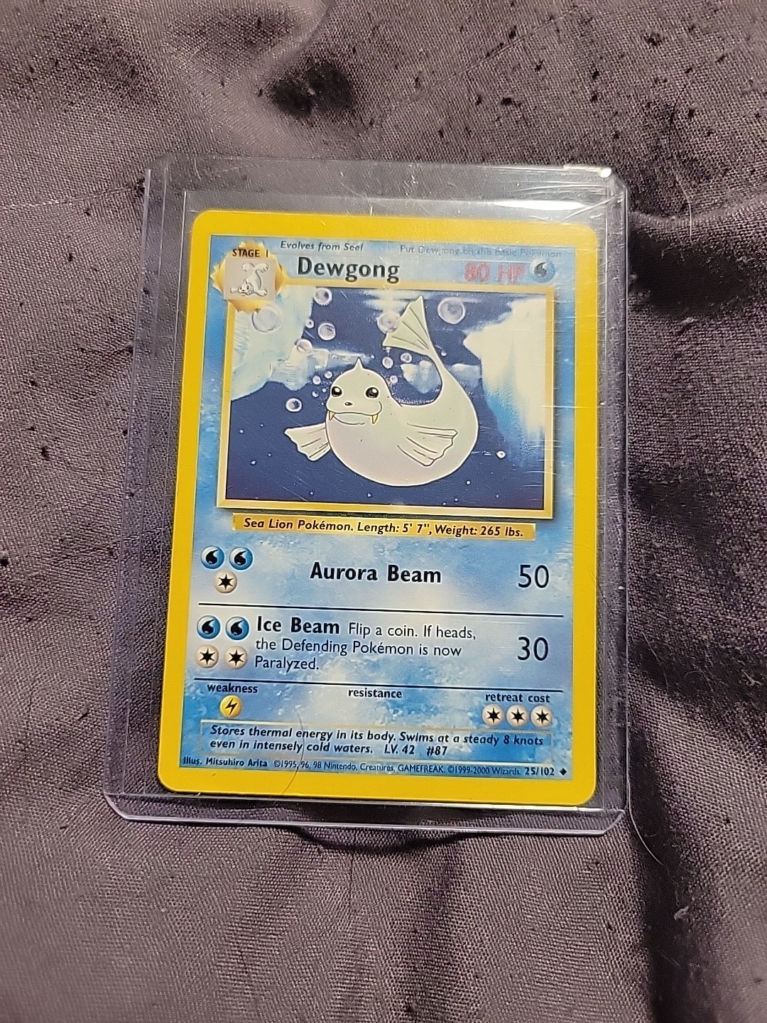 DEWGONG - 25/102 - Base Set - Pokemon Card 