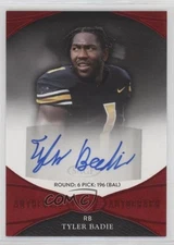 2022 Sage Aspire Red Tyler Badie #ASP-TB3 Rookie Auto RC