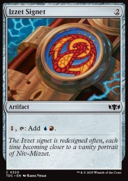 Magic/MTG Izzet Signet TDC-320 Common Englisch Neu