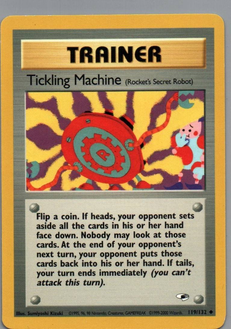 Tickling Machine Unlimited Uncommon Gym Heroes 119/132 NM