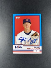 2010 Topps Chrome #USA-12 Scott McGough Team USA Baseball Auto
