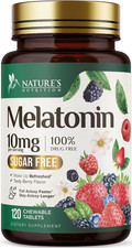 Melatonin 10mg - Fast Dissolve Tablets - Sugar-Free Melatonin , 240 Count