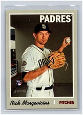 2019 Topps Heritage Nick Margevicius RC #625 Rookie Card MLB San Diego Padres