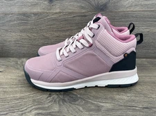 BOGS Grip Mid Composite Safety Toe Work Sneakers Women's Size 7.5 Pink F2413-18