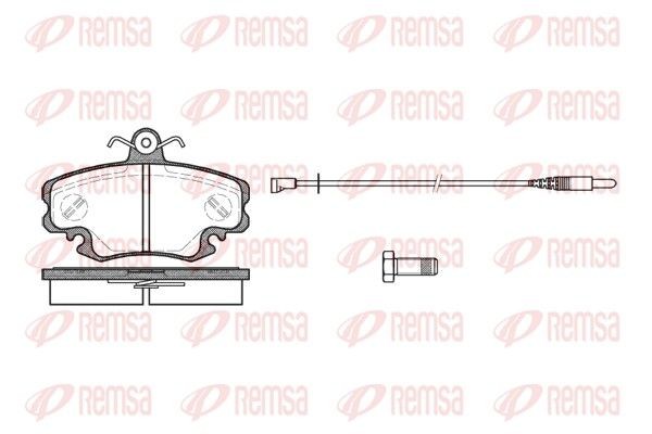 Remsa Bremsbelagsatz, Scheibenbremse 0141.30 FüR Dacia Renault-image