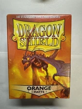 Dragon Shield Matte Sleeves - Orange (100ct)