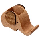1pc Creative Wood Desktop Telefon Speicher Rack Speicherstand Stift Container