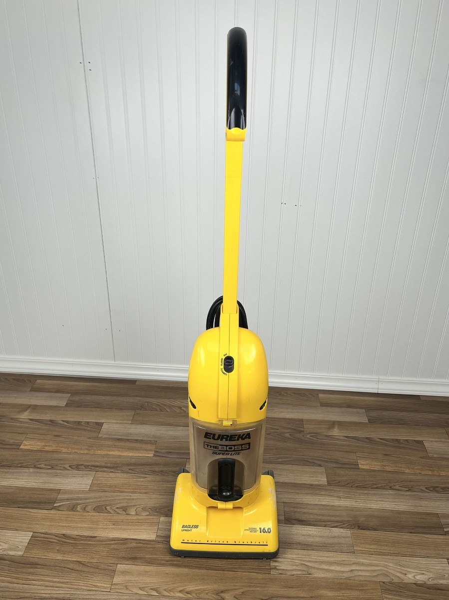 Rare Eureka The Boss SuperLite 16.0 Bagless Vacuum Yellow Model
