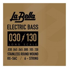 Used La Bella RX-S6C Stainless Round Wound Bass Strings