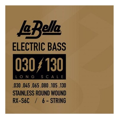 Used La Bella RX-S6C Stainless Round Wound Bass Strings