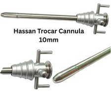 1PCS Laparoscopic Hasson Trocar 10mmx190mm For Surgical Instruments CE Approved