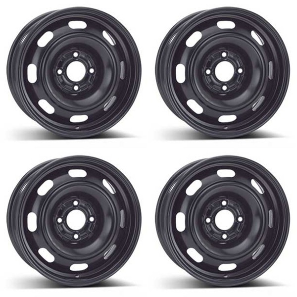 4 Alcar Stahlfelgen 6.0Jx15 Zoll ET27 4X108 FüR Peugeot 1007 206 307 4Er Satz-image