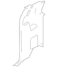 Genuine Ford Truck Cab Corner Trim Panel Bl3z-15278d12-aa Genuine Ford Truck Cab Corner Trim Panel Bl3z-15278d12-aa