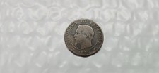 1853 A France 5 Centimes 