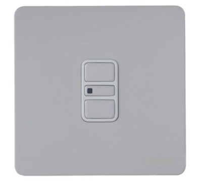 Schneider Ultimate Screwless Plate 300W 2 Wege Dimmer lackiert weiß GU6412EWPW