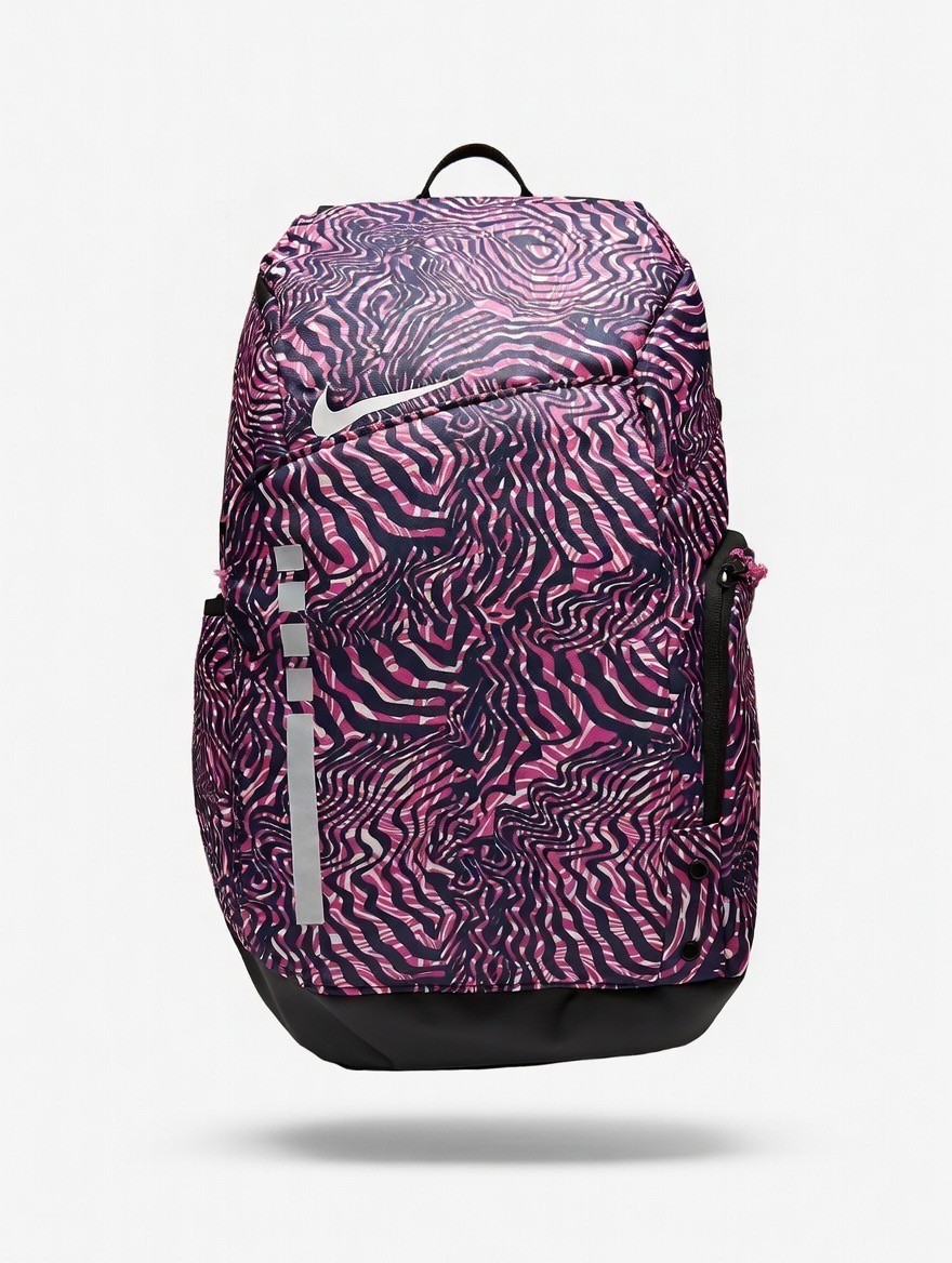Nike Elite Pro Basketball Backpack Pink /Black Zebra 32L - NEW